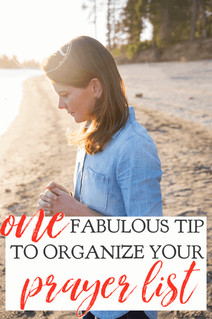 If you find that you often forget to pray for needs you've promised to hold in prayer, here is one fabulous tip to help organize your prayer list. #alittelrandr #prayer #warroom #quiettime #prayerlist