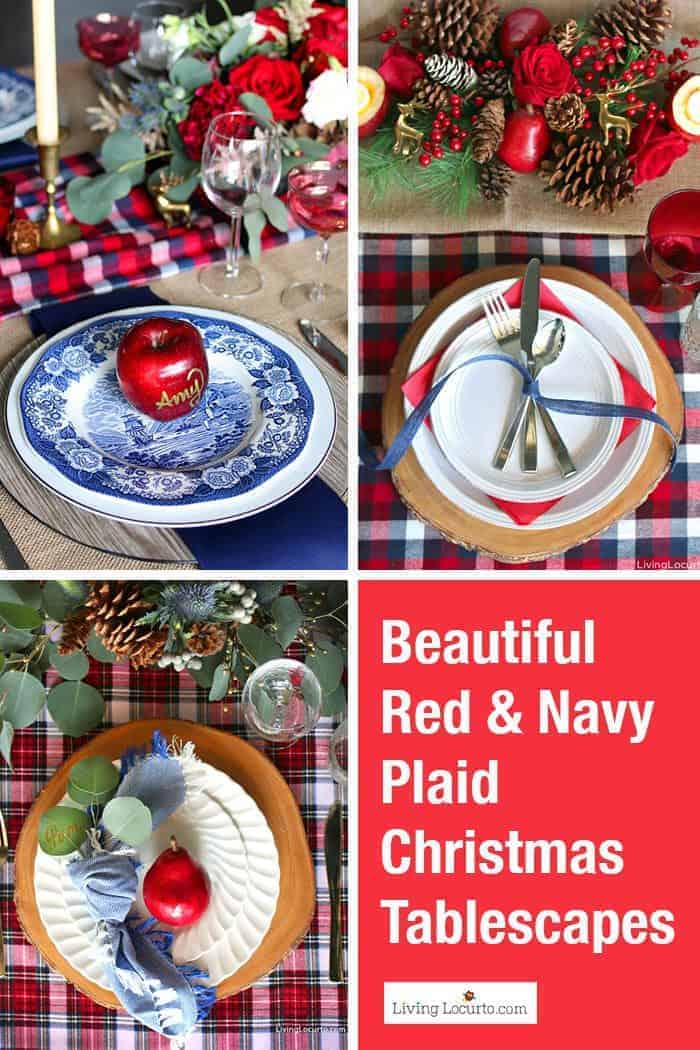 Plaid Christmas Table Decorations With Flowers And Fruit Living Locurto These dessert table ideas wll keep your guests coming back for more.