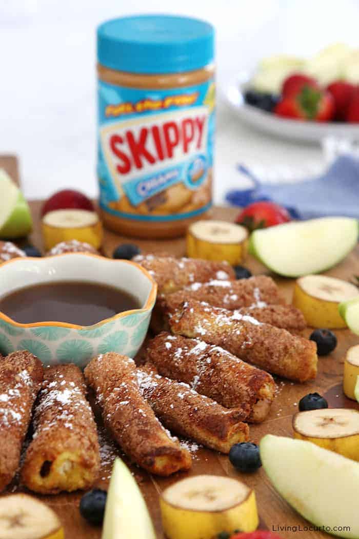 Air Fryer Peanut Butter French Toast Roll Ups Air Fryer Peanut Butter French Toast Roll-Ups
