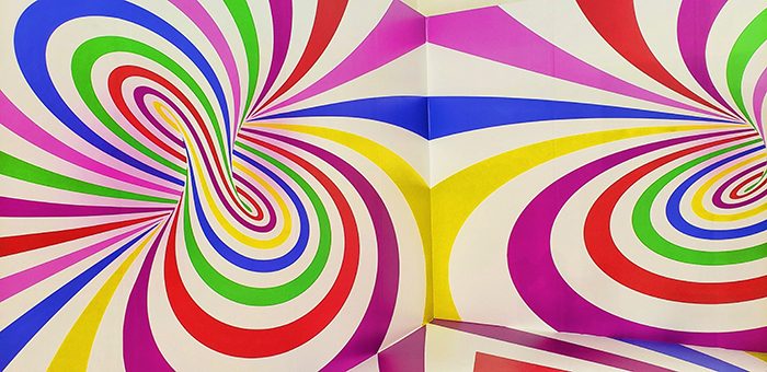 Colorful swirls Walls with colorful swirls