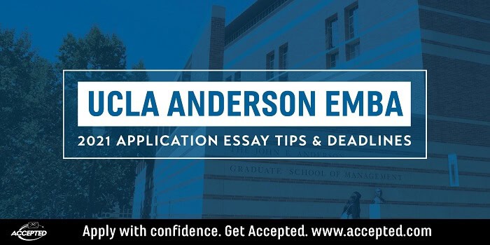 UCLA Anderson EMBA tips 2021