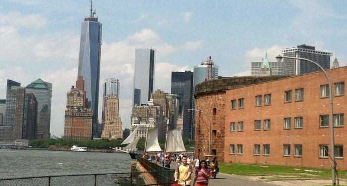 Governor's island is a 5-minute ferry ride and world away from manhattan