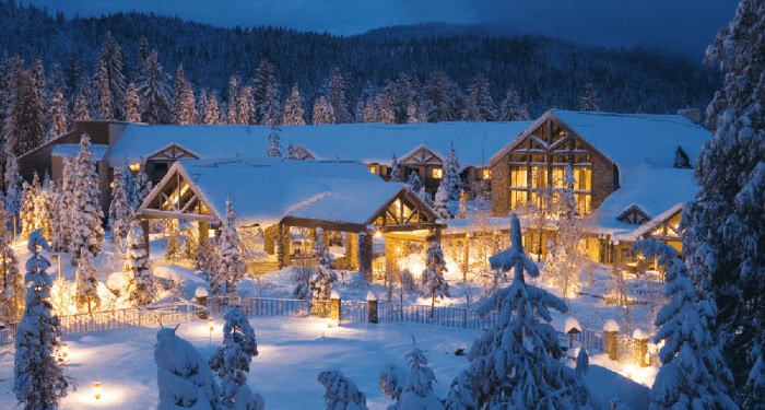 tenaya lodge in winter
