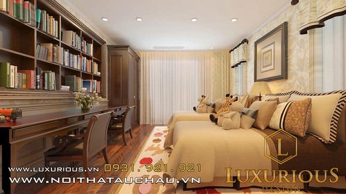 Mẫu nội thất giường biệt thự