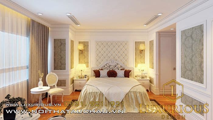 Thiết kế nội thất phòng ngủ 24m2
