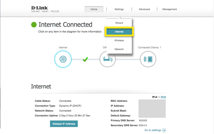 Setting Static Ip On D Link Wifi Router Youtube
