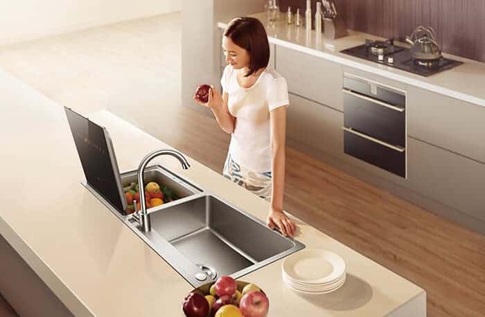 kitchen sink and dishwasher