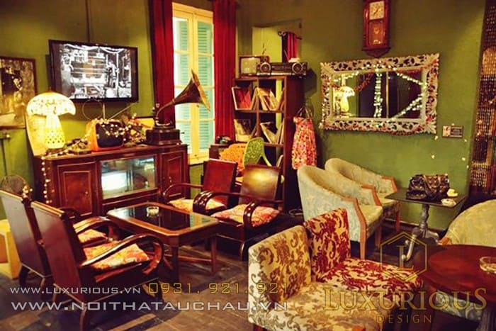 Phong cách kiến trúc nội thất retro