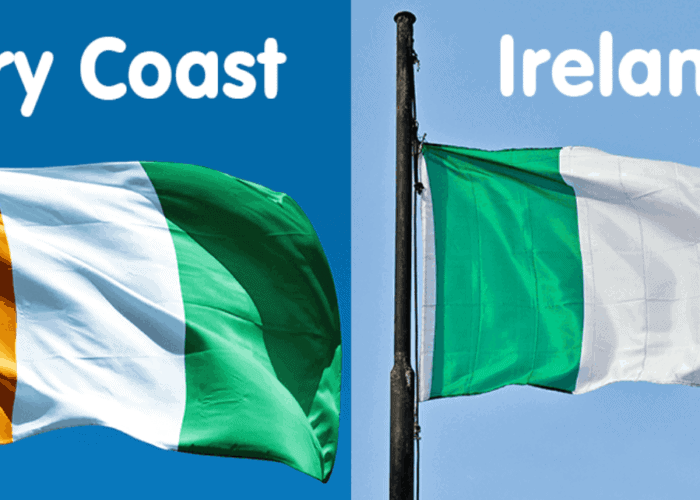 What are the difference between the Irish flag and the Ivory coast flag ...