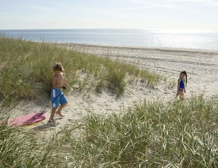 The hamptons have great beaches to explore yearround; they can be even better in the off-seaons.
