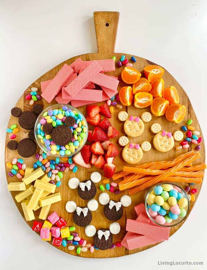 Disney Themed Dessert Board Minnie Mouse Cookies OREO Cookies