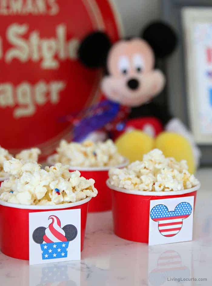 Disney Patriotic Party Printables