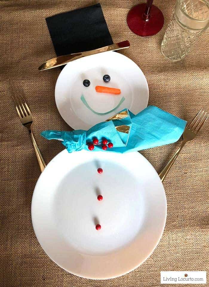 5 Snowman Plates Christmas Table Decorations Living Locurto