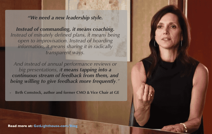 The Quantified Value of 1:1 Meetings and How to Make the Most of Them 10 Beth Comstock on leaders becoming coaches and having more effective 1:1s