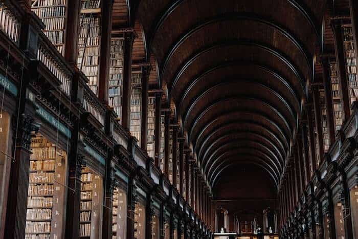 Long Room at Trinity College Ireland
