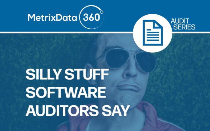 Software Auditors: Top 10 Silly Things They Say