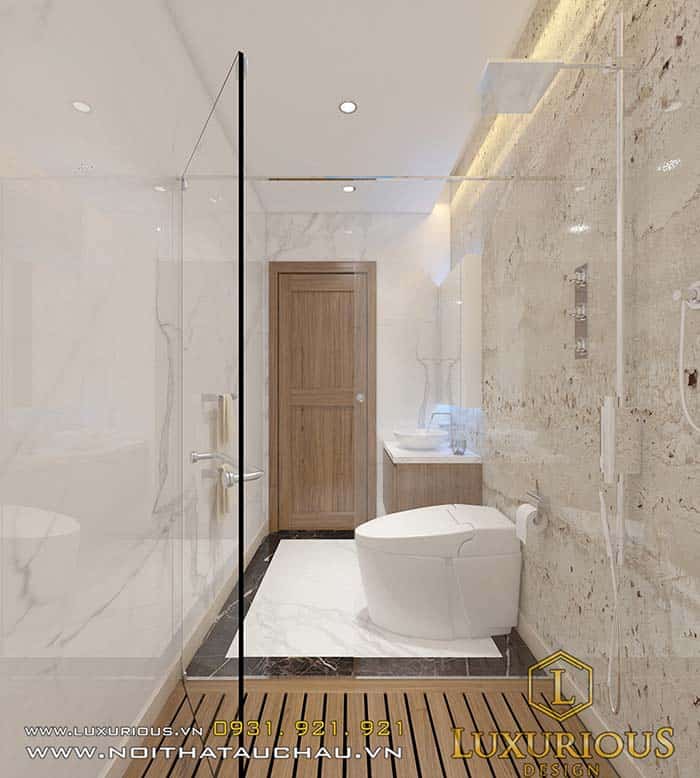 Thiết kế chung cư 70m2 2 phòng tắm