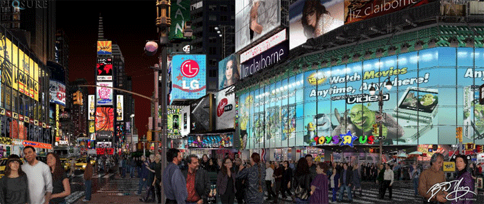 Times Square by Bert Monroy.