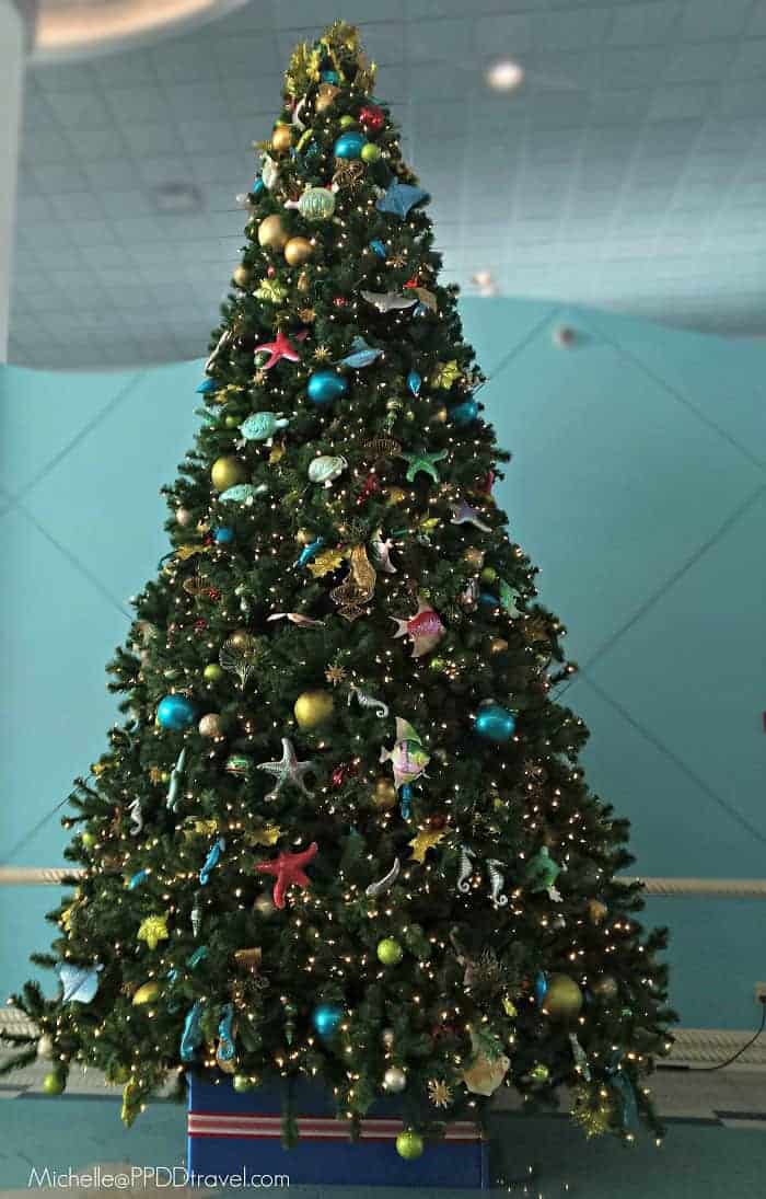 Christmas decor in Port Canaveral