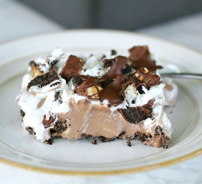 Heavenly Chocolate & Peanut Butter Fluff Dessert