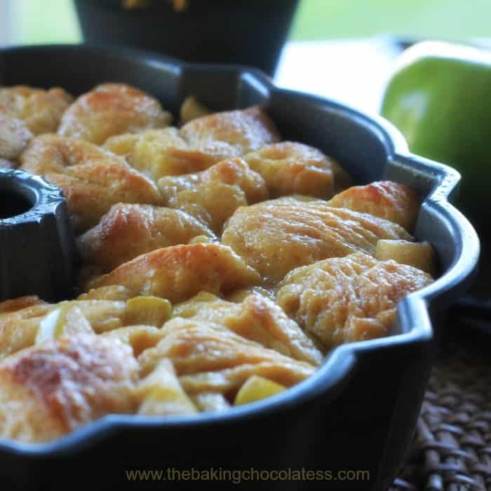 Easy Gooey Caramel Apple Monkey Pull Apart Bread Cookie