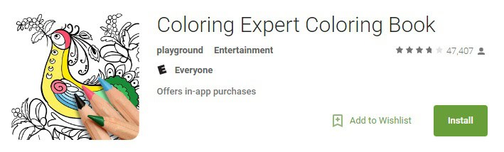 Best Free Coloring Book for Adults Android App