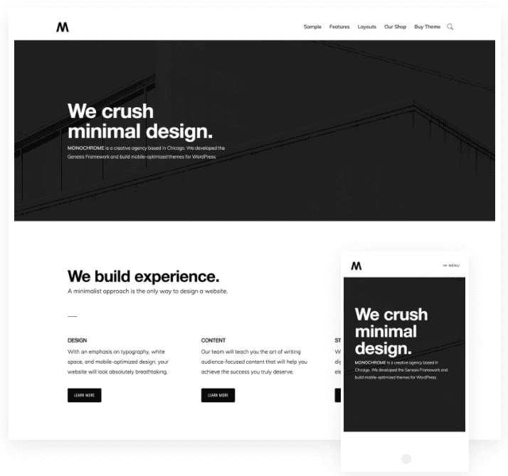 monochrome pro theme monochrome pro theme