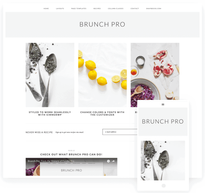 wordpress food blog themes wordpress food blog themes