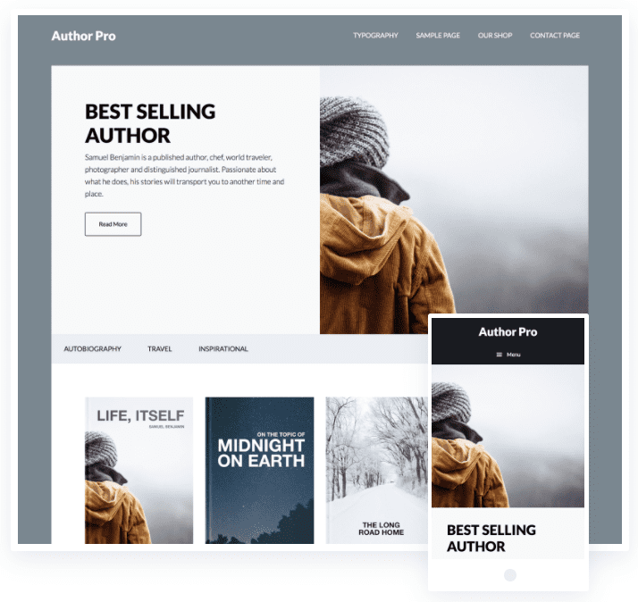 wordpress themes for authors wordpress themes for authors