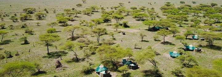 Wayo Nabi Hill Green Camp Aerial View