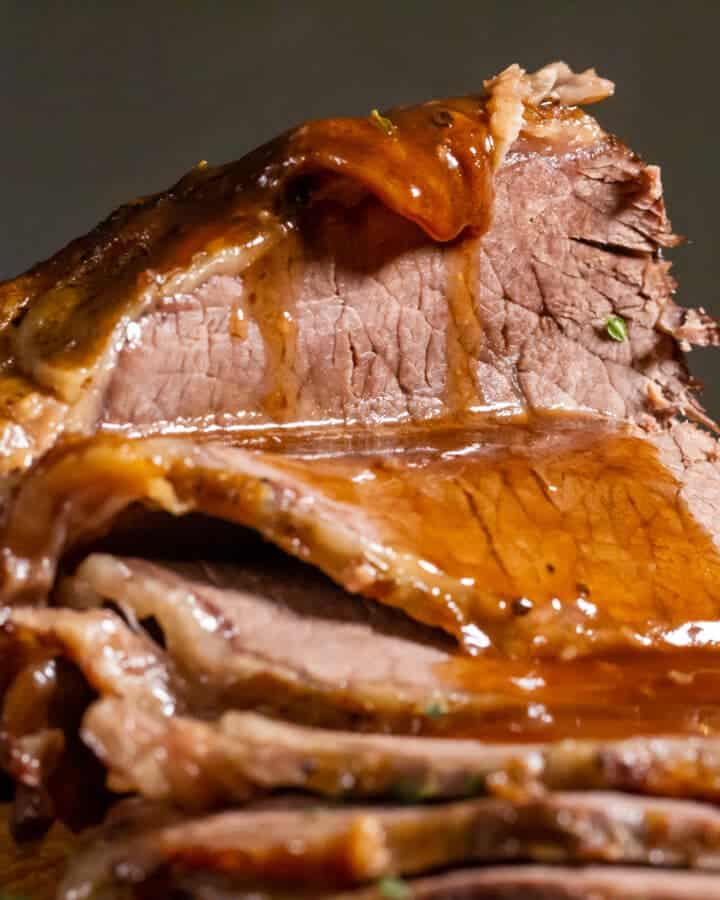 Slow Cooker Roast Beef and Roast Potatoes