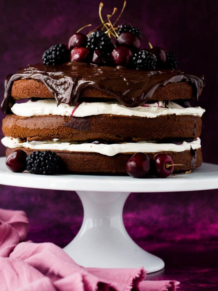 Incredible Black Forest Cake Amy Treasure