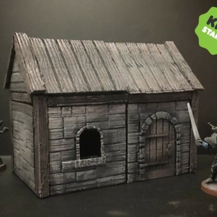 Z.O.D. Medieval House Kit (28mm/Heroic scale) image