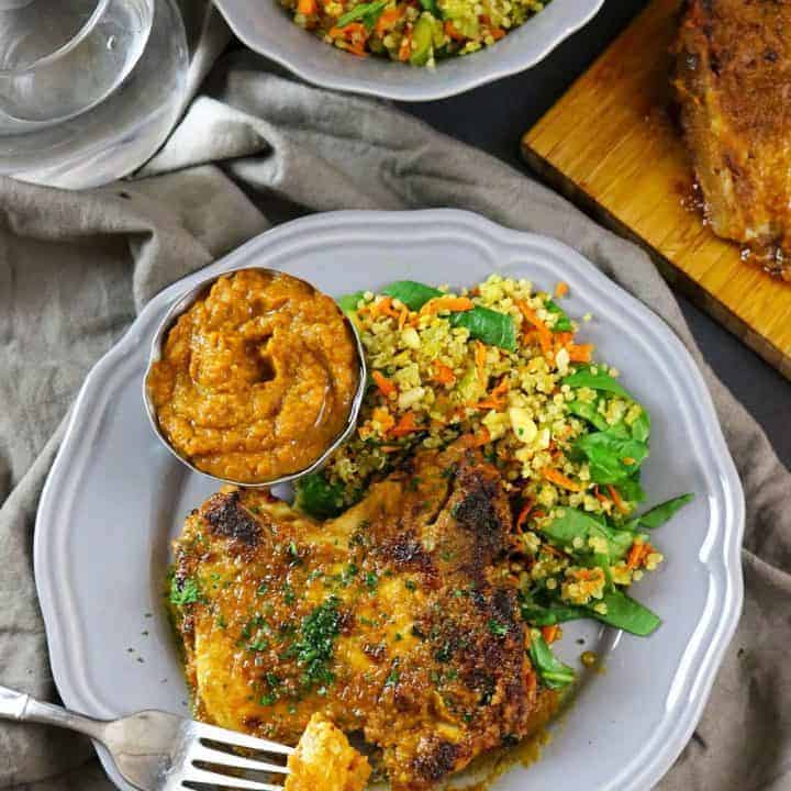 Pumpkin Curried Pork Chops