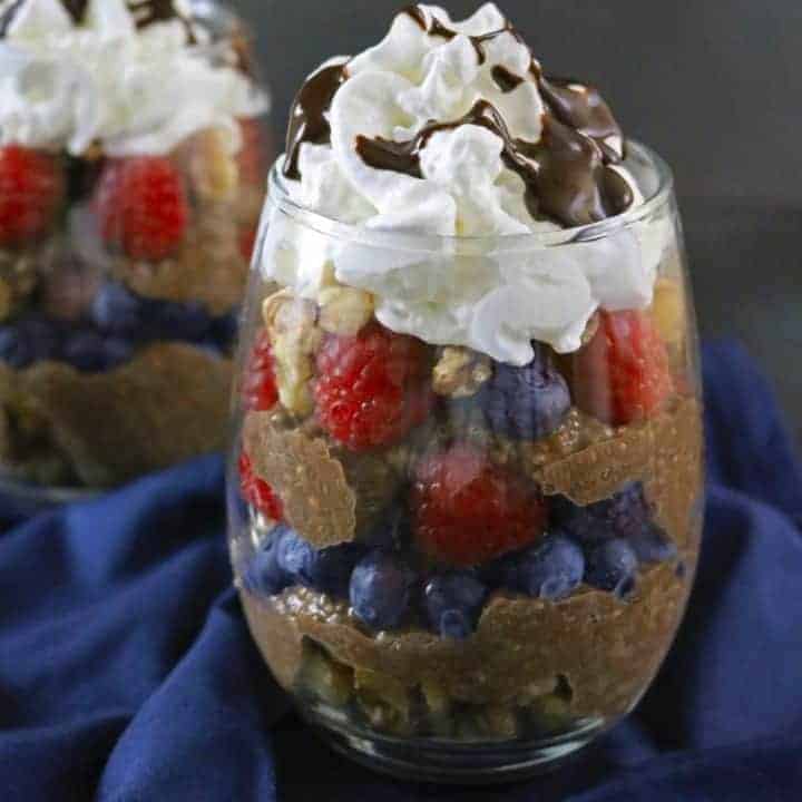 Pumpkin Pie Spice Chia Pudding #foundmydelight