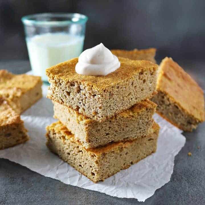 Easy Gluten-Free Pumpkin Cake Bars