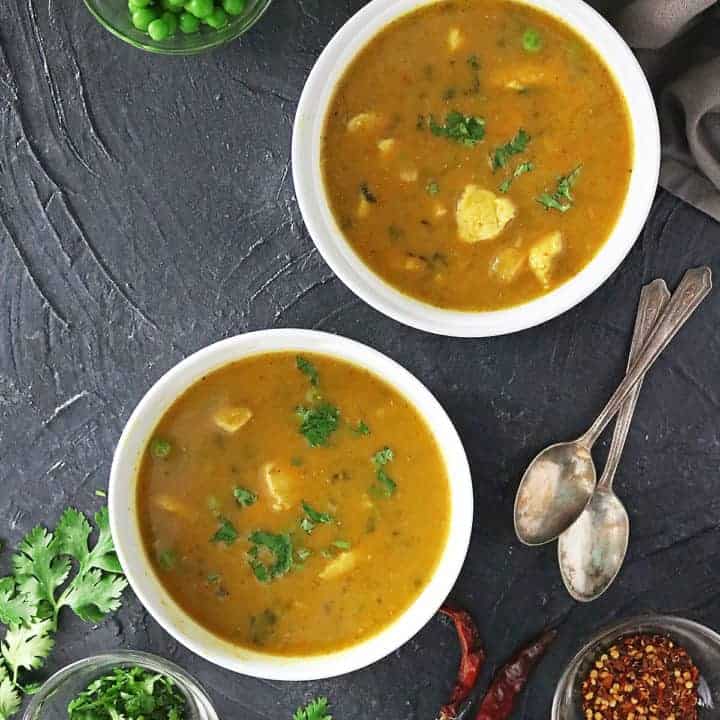 Ginger Pumpkin Chicken Soup