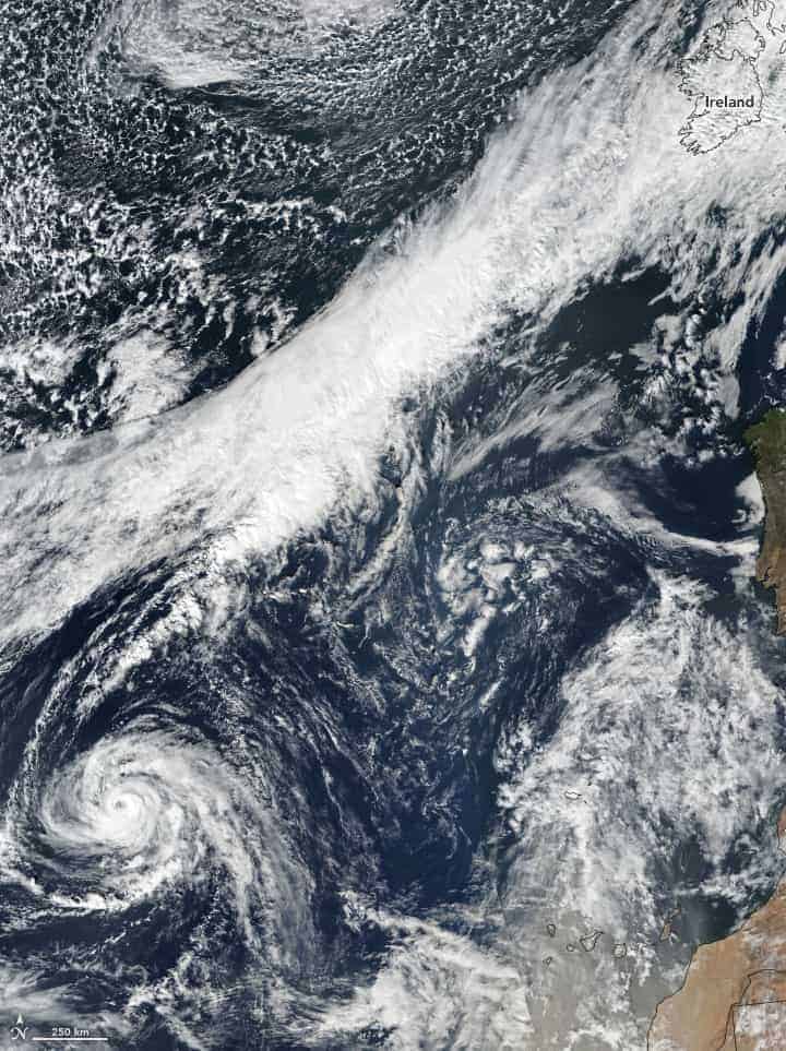 Hurricane Ophelia on October 13, 2017. Image: NASA.
