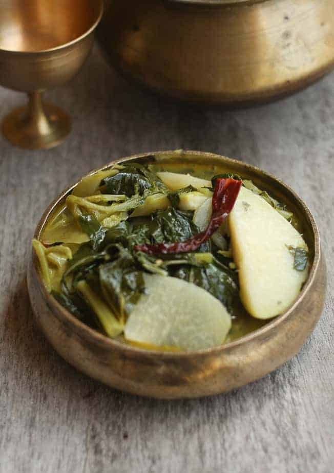 Monji Haakh Kohlrabi Cooked In Kashmiri Style Just like its picturesque beauty, the food in kashmir is heavenly. monji haakh kohlrabi cooked in
