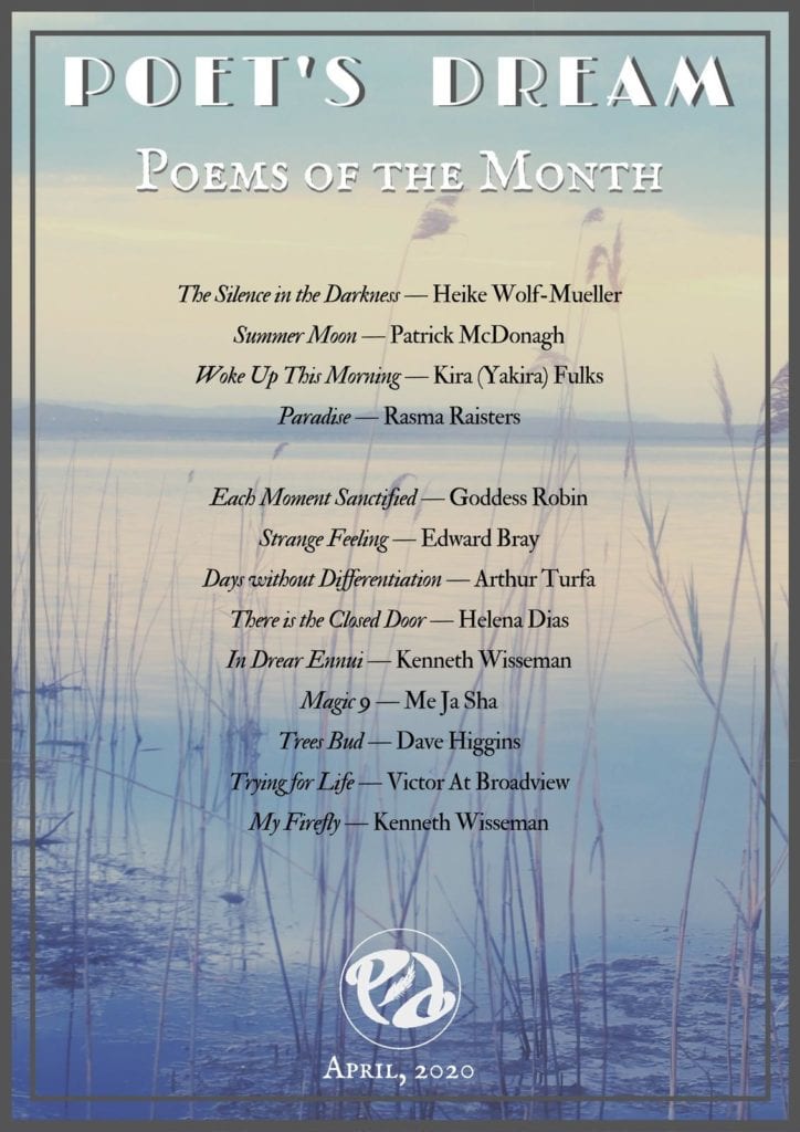 Poets Dream Poem of The Month April 2020