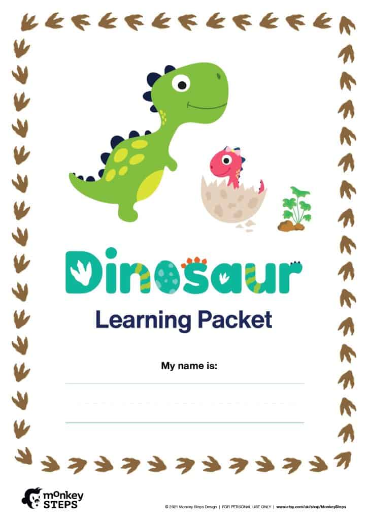 perfect dinosaur activity sheets
