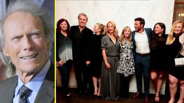Clint Eastwood S 8 Kids Pose Together Including The Daughter He