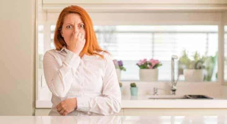 how to get rid of bleach smell in nose
