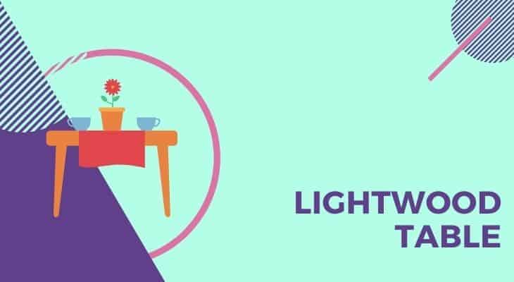 how to clean light wood table