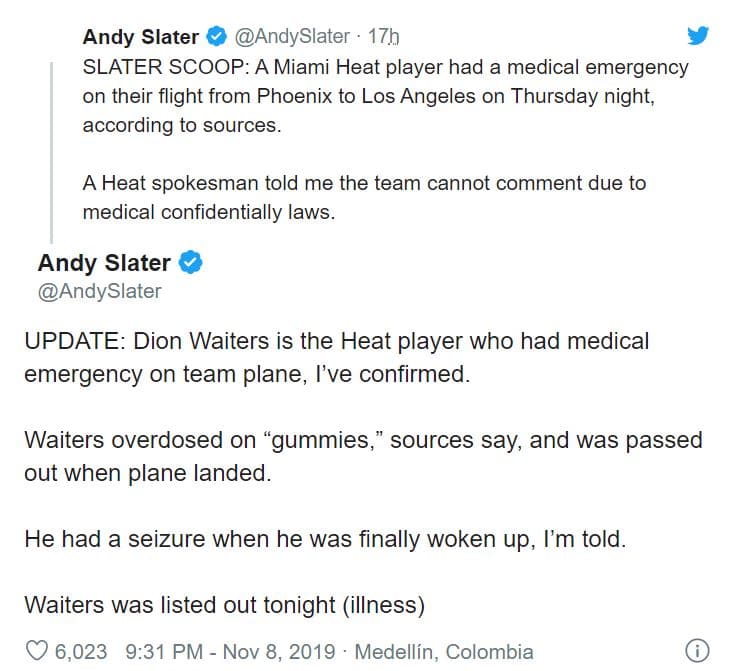 Waiters Tweet