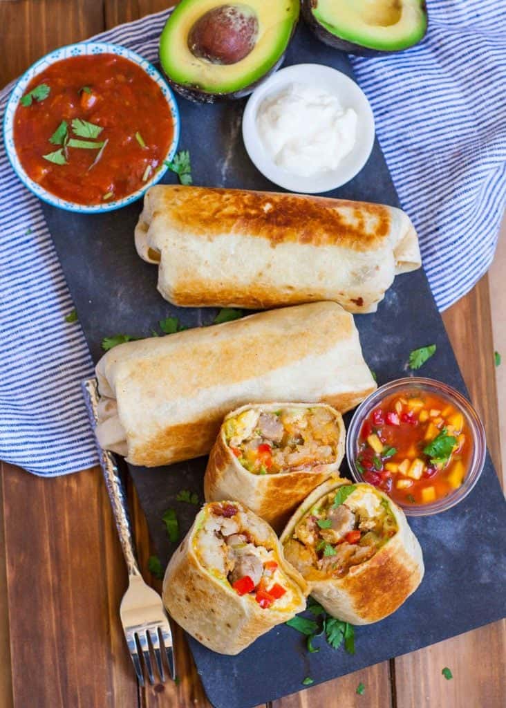 Ultimate Breakfast Burrito Recipe (video) Tatyanas Everyday Food