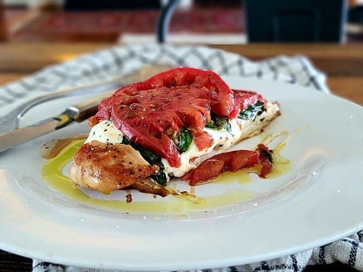 grilled chicken caprese