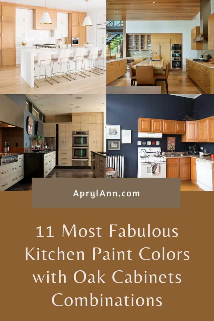 11 Most Fabulous Kitchen Paint Colors With Oak Cabinets Combinations You Must Know Aprylann