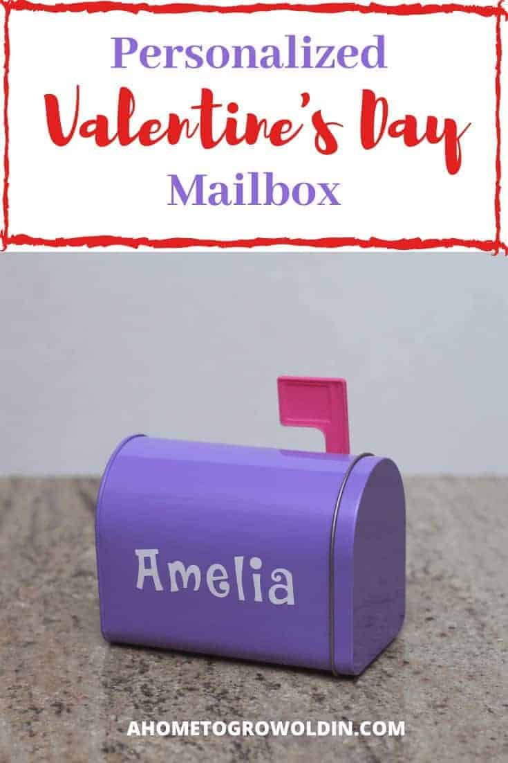 Personalized Valentine's Day mailbox