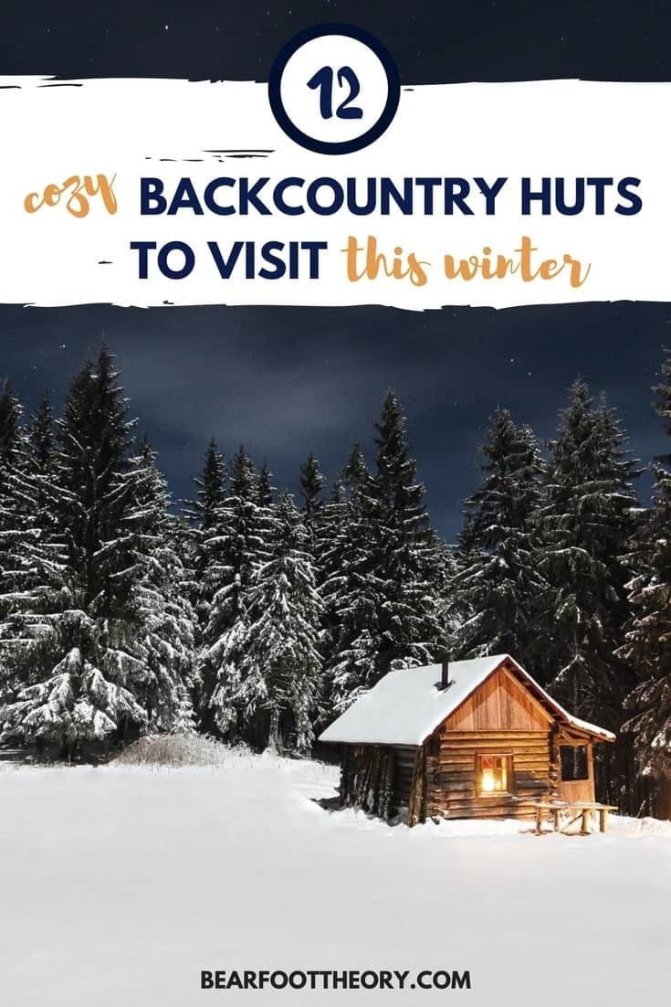 Plan a fun and cozy getaway to one of these winter backcountry huts or yurts that are accessible via snowshoeing, cross-country, or backcountry skiing.